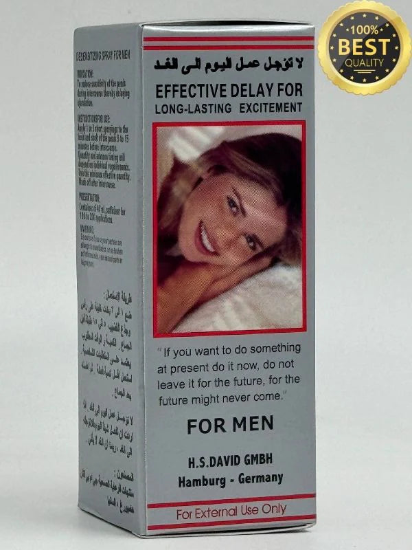 Deadly Shark 25000 Delay Spray - Long Lasting Excitement